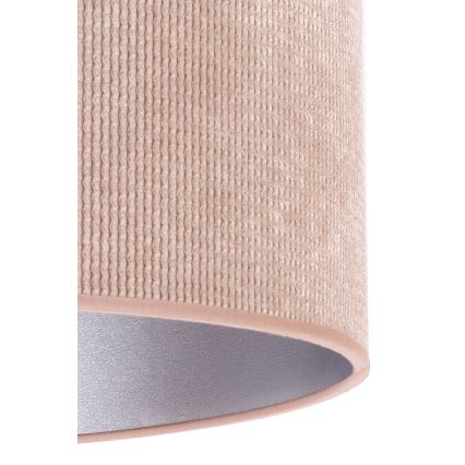 Duolla - Hanglamp aan een koord LYON 1xE27/15W/230V diameter 40 cm beige