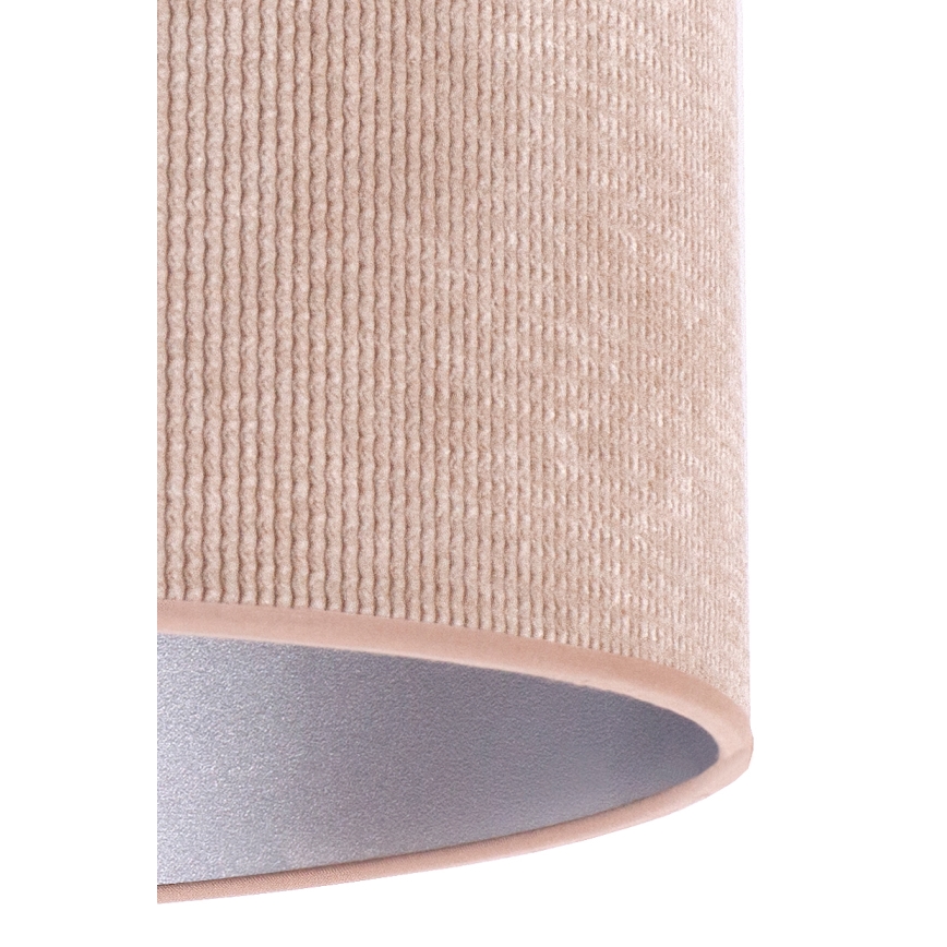 Duolla - Hanglamp aan een koord LYON 1xE27/15W/230V diameter 40 cm beige