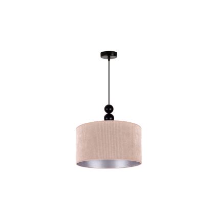 Duolla - Hanglamp aan een koord LYON 1xE27/15W/230V diameter 40 cm beige