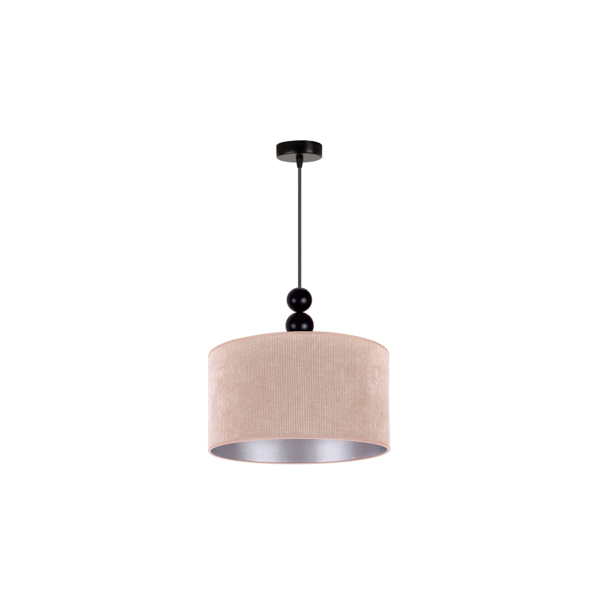 Duolla - Hanglamp aan een koord LYON 1xE27/15W/230V diameter 40 cm beige