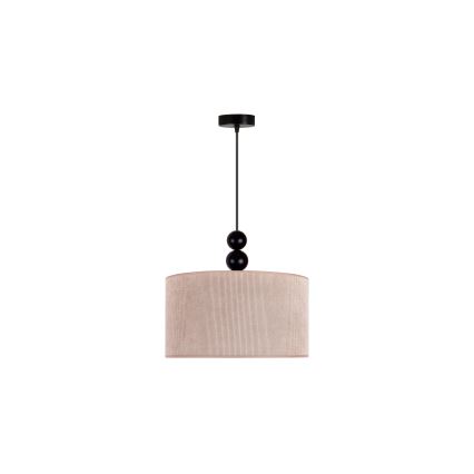 Duolla - Hanglamp aan een koord LYON 1xE27/15W/230V diameter 40 cm beige