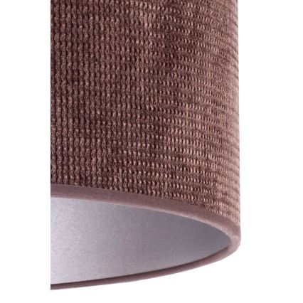 Duolla - Hanglamp aan een koord LYON 1xE27/15W/230V diameter 40 cm bruin