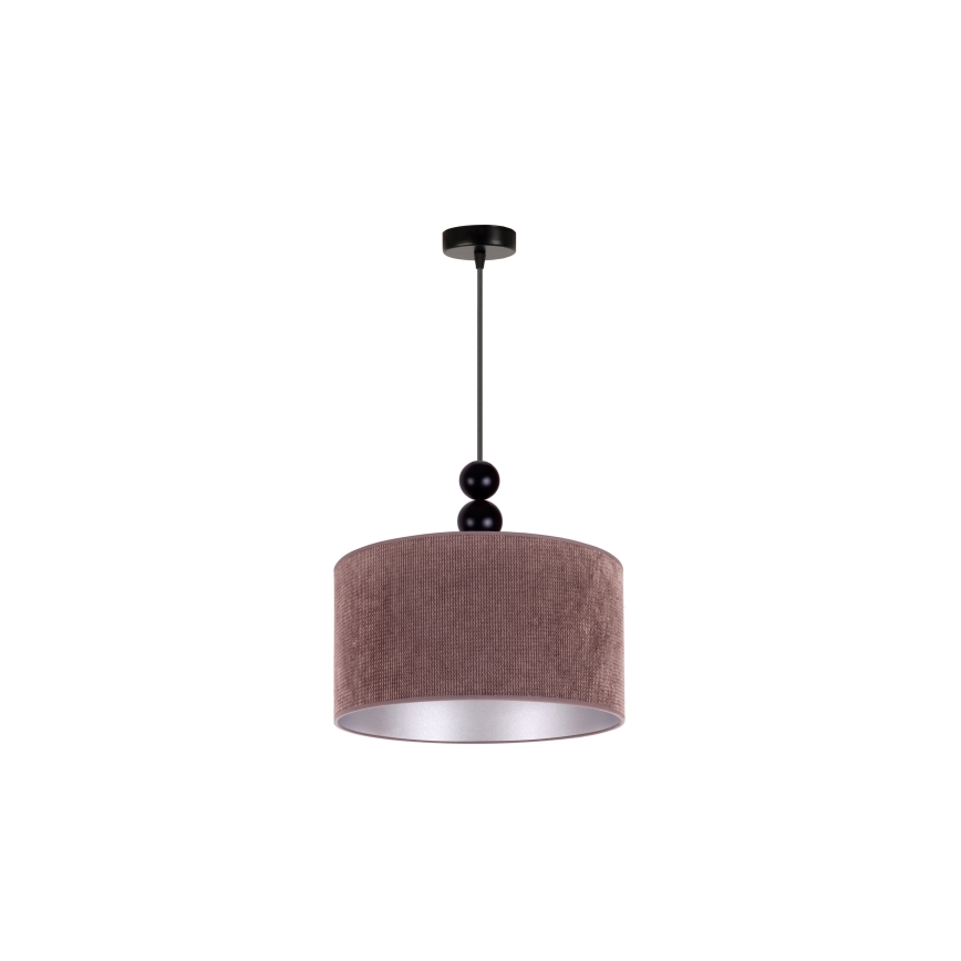 Duolla - Hanglamp aan een koord LYON 1xE27/15W/230V diameter 40 cm bruin
