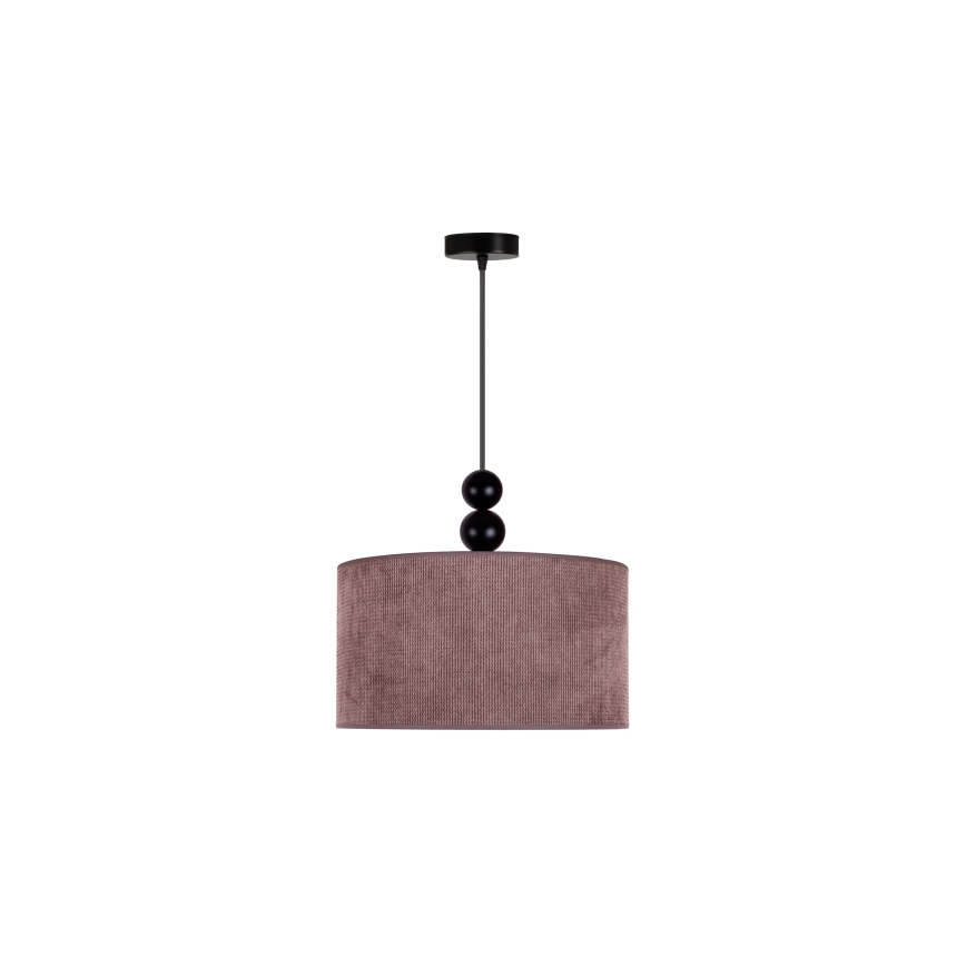Duolla - Hanglamp aan een koord LYON 1xE27/15W/230V diameter 40 cm bruin