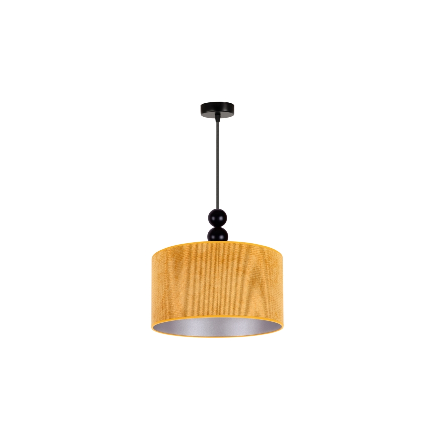 Duolla - Hanglamp aan een koord LYON 1xE27/15W/230V diameter 40 cm geel