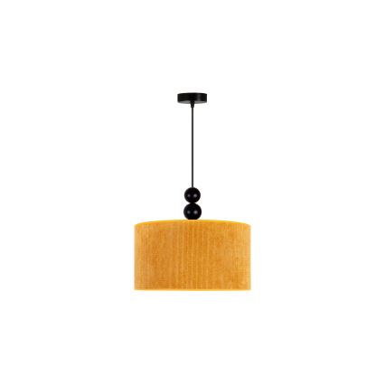 Duolla - Hanglamp aan een koord LYON 1xE27/15W/230V diameter 40 cm geel