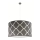 Duolla - Hanglamp aan een koord MAROKO 1xE27/40W/230V diameter 45 cm grijs/wit