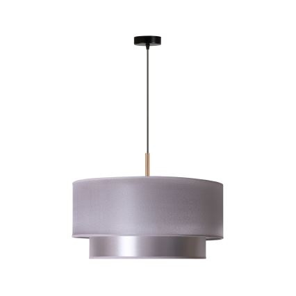 Duolla - Hanglamp aan een koord NANTES 1xE27/15W/230V diameter 45 cm zilver/koper