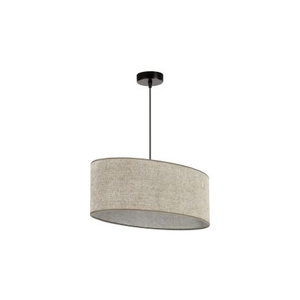 Duolla - Hanglamp aan een koord OVAL 1xE27/15W/230V bruin