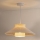 Duolla - Hanglamp aan een koord RIO RATTAN 1xE27/15W/230V diameter 45 cm beige/rotan