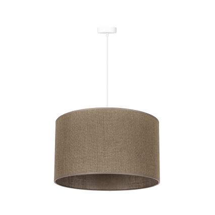 Duolla - Hanglamp aan een koord ROLLER 1xE27/15W/230V diameter 40 cm bruin