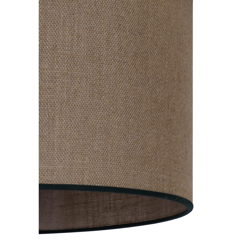 Duolla - Hanglamp aan een koord ROLLER 1xE27/15W/230V diameter 40 cm bruin/zwart