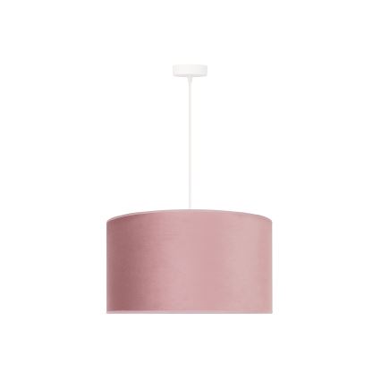 Duolla - Hanglamp aan een koord ROLLER 1xE27/15W/230V diameter 40 cm roze/goud