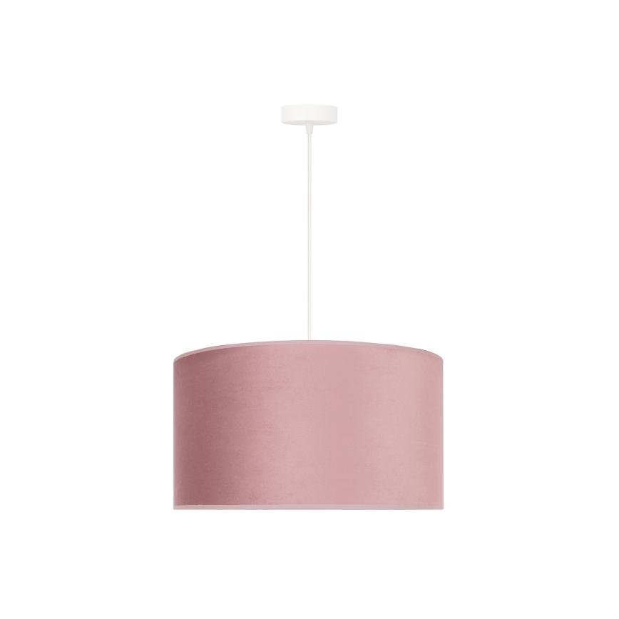 Duolla - Hanglamp aan een koord ROLLER 1xE27/15W/230V diameter 40 cm roze/goud