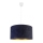 Duolla - Hanglamp aan een koord ROLLER 1xE27/40W/230V diameter 40 cm blauw
