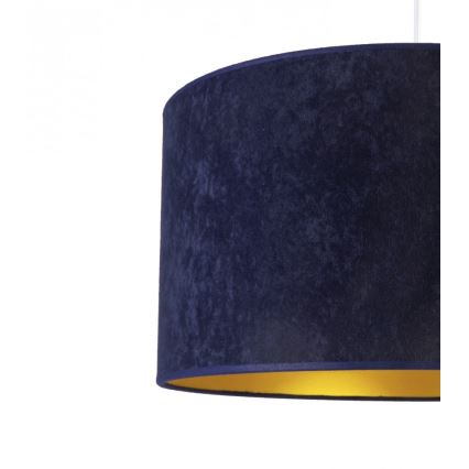 Duolla - Hanglamp aan een koord ROLLER 1xE27/40W/230V diameter 40 cm blauw