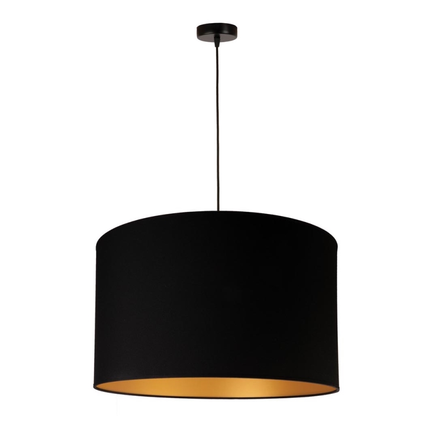 Duolla - Hanglamp aan een koord ROLLER 1xE27/40W/230V diameter 45 cm zwart