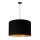 Duolla - Hanglamp aan een koord ROLLER 1xE27/40W/230V diameter 45 cm zwart