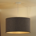 Duolla - Hanglamp aan een koord ROLLER ECO RECYCLING 1xE27/15W/230V diameter 45 cm bruin