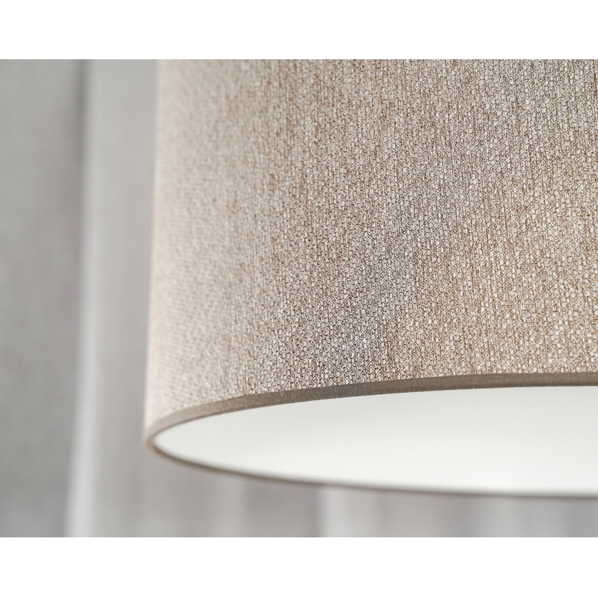 Duolla - Hanglamp aan een koord ROLLER ECO RECYCLING 1xE27/15W/230V diameter 45 cm bruin
