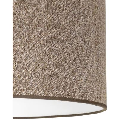 Duolla - Hanglamp aan een koord ROLLER ECO RECYCLING 1xE27/15W/230V diameter 45 cm bruin