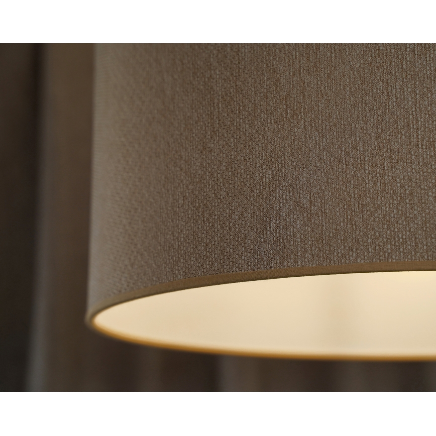 Duolla - Hanglamp aan een koord ROLLER ECO RECYCLING 1xE27/15W/230V diameter 45 cm crème