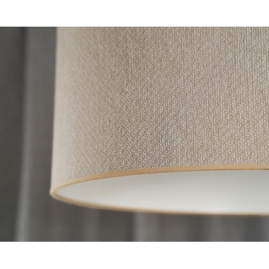 Duolla - Hanglamp aan een koord ROLLER ECO RECYCLING 1xE27/15W/230V diameter 45 cm crème