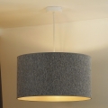 Duolla - Hanglamp aan een koord ROLLER ECO RECYCLING 1xE27/15W/230V diameter 45 cm grijs