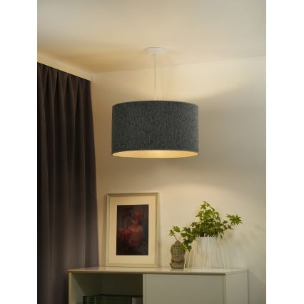 Duolla - Hanglamp aan een koord ROLLER ECO RECYCLING 1xE27/15W/230V diameter 45 cm groen