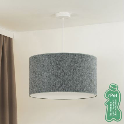 Duolla - Hanglamp aan een koord ROLLER ECO RECYCLING 1xE27/15W/230V diameter 45 cm groen