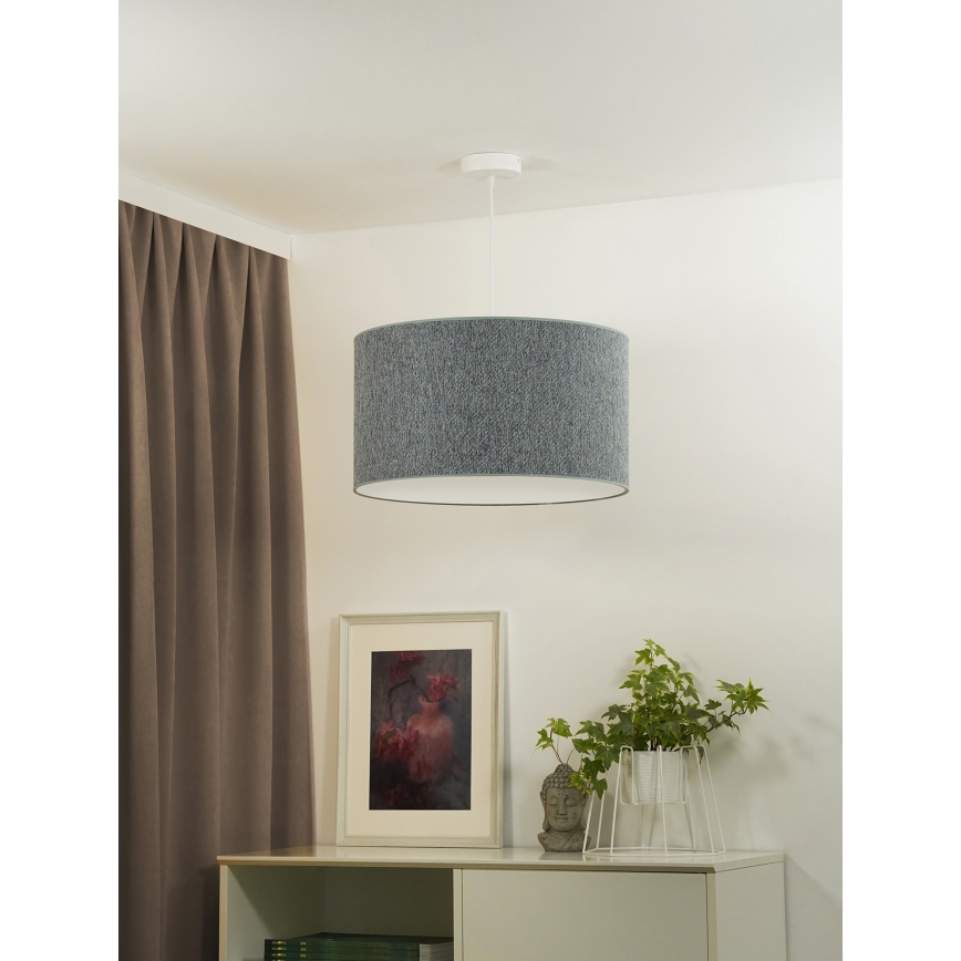 Duolla - Hanglamp aan een koord ROLLER ECO RECYCLING 1xE27/15W/230V diameter 45 cm groen