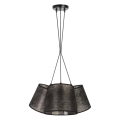 Duolla - Hanglamp aan een koord ROSSA 3xE27/40W/230V zwart