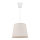 Duolla - Hanglamp aan een koord SOLO 1xE27/40W/230V diameter 24 cm licht beige