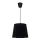 Duolla - Hanglamp aan een koord SOLO 1xE27/40W/230V diameter 24 cm zwart