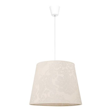 Duolla - Hanglamp aan een koord SOPRANO 1xE27/40W/230V diameter 38 cm beige