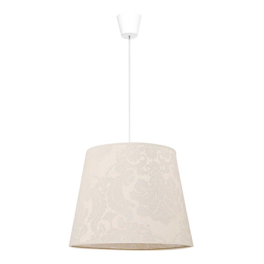 Duolla - Hanglamp aan een koord SOPRANO 1xE27/40W/230V diameter 38 cm beige