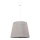 Duolla - Hanglamp aan een koord SOPRANO 1xE27/40W/230V diameter 38 cm zilver