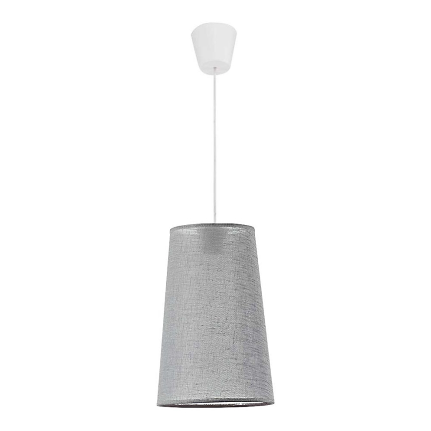 Duolla - Hanglamp aan een koord SOUL 1xE27/40W/230V diameter 19,4 cm lichtgrijs