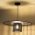 Duolla - Hanglamp aan een koord TOKYO RATTAN 1xE27/15W/230V diameter 50 cm zwart/zilver