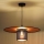 Duolla - Hanglamp aan een koord TOKYO SHINY 1xE27/15W/230V diameter 50 cm zwart/koper