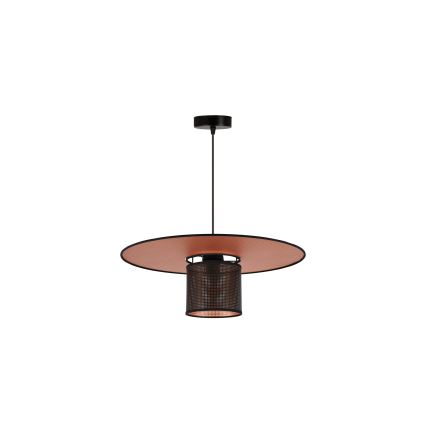 Duolla - Hanglamp aan een koord TOKYO SHINY 1xE27/15W/230V diameter 50 cm zwart/koper