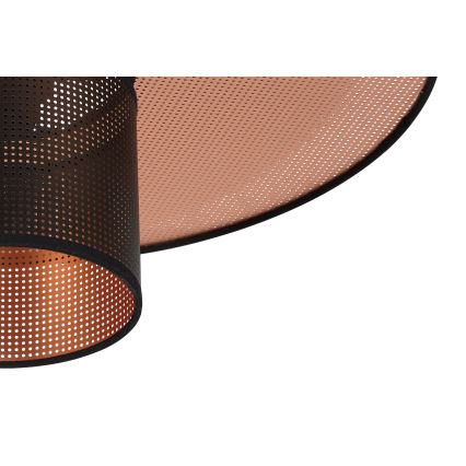 Duolla - Hanglamp aan een koord TOKYO SHINY 1xE27/15W/230V diameter 50 cm zwart/koper