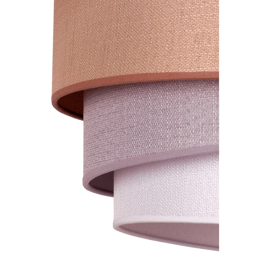 Duolla - Hanglamp aan een koord TRIO 1xE27/40W/230V diameter 45 cm bruin/grijs/zilver