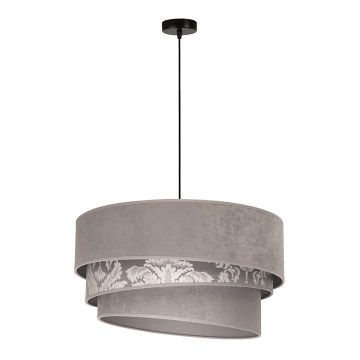 Duolla - Hanglamp aan een koord TRIO 1xE27/40W/230V diameter 45 cm grijs