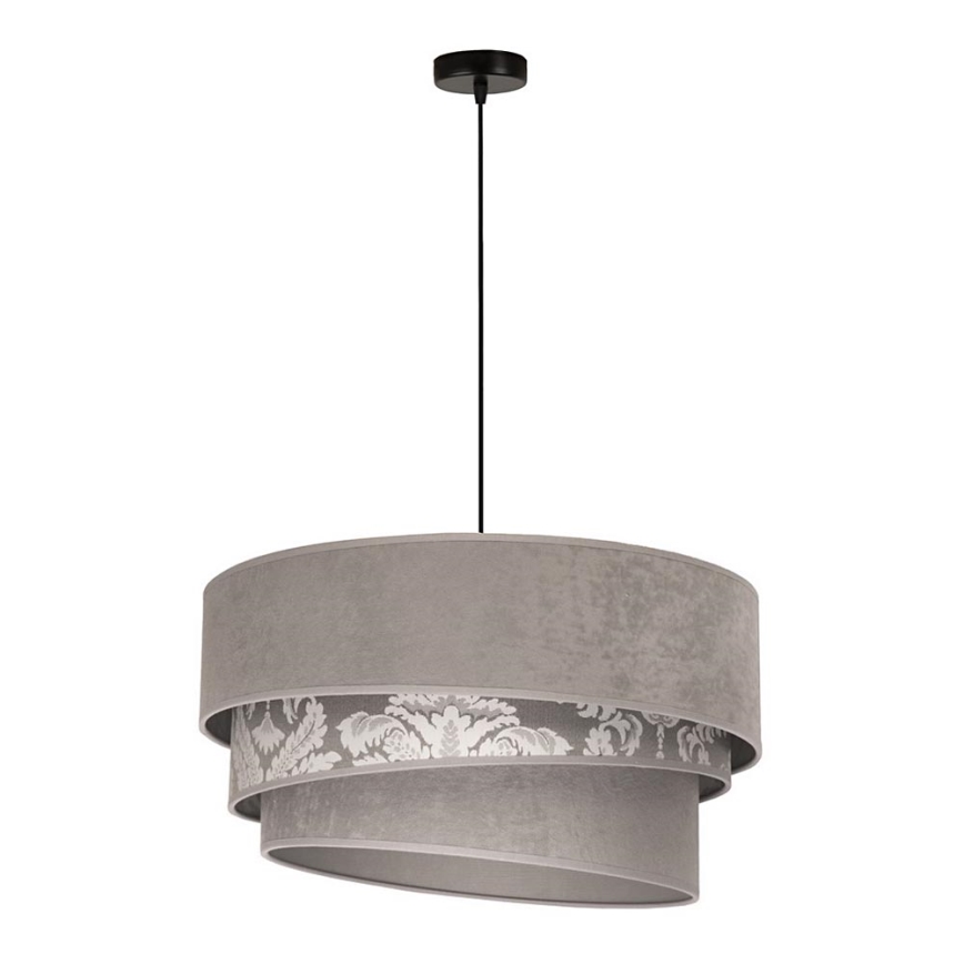 Duolla - Hanglamp aan een koord TRIO 1xE27/40W/230V diameter 45 cm grijs