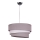 Duolla - Hanglamp aan een koord TRIO 1xE27/40W/230V diameter 45 cm grijs/wit