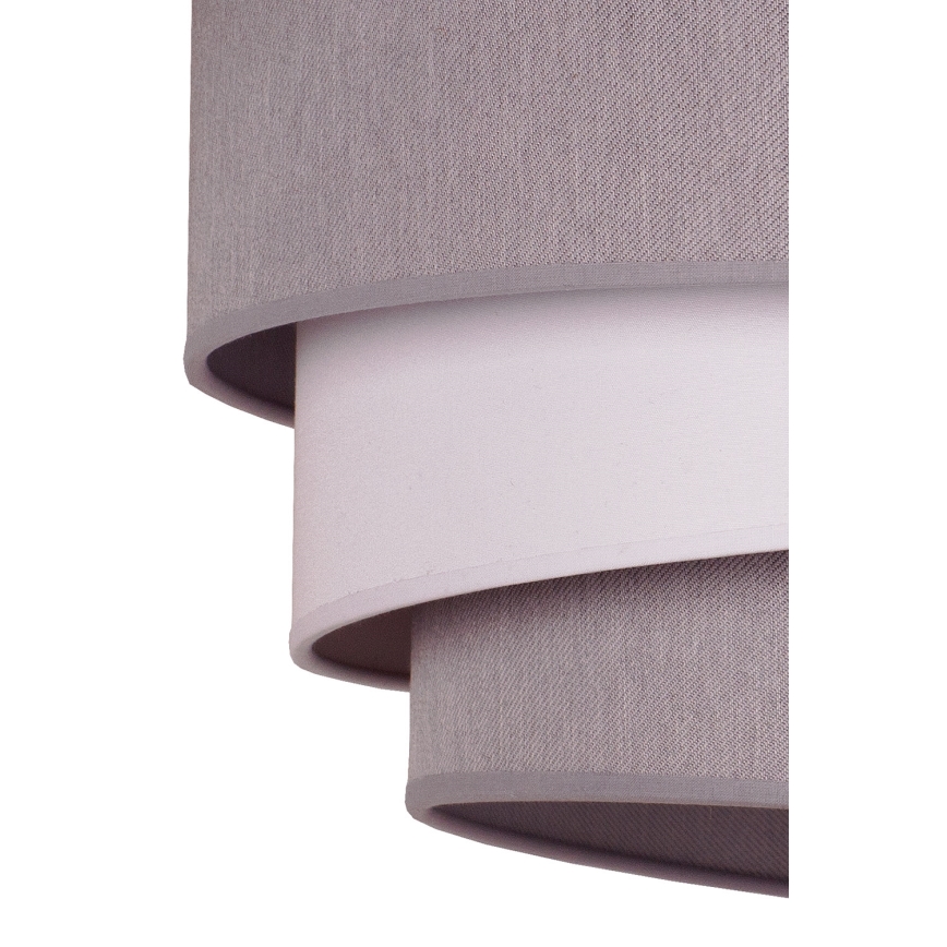 Duolla - Hanglamp aan een koord TRIO 1xE27/40W/230V diameter 45 cm grijs/wit