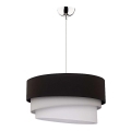 Duolla - Hanglamp aan een koord TRIO 1xE27/40W/230V zwart/grijs/wit