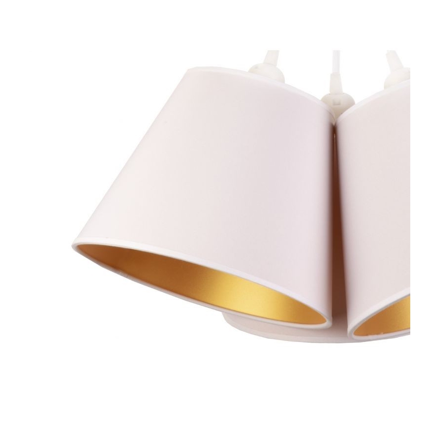 Duolla - Hanglamp aan een koord TWIGGY 3xE27/40W/230V diameter 60 cm wit