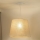 Duolla - Hanglamp aan een koord YUTE 1xE27/15W/230V diameter 38 cm grijs